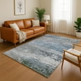 thumbnail image 1 of Addison Rugs Mayfield Premium Machine Washable Transitional Abstract Pewter Rectangle Rug, 9' x 12', 1 of 6