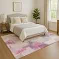 thumbnail image 1 of Addison Rugs Mayfield Premium Machine Washable Transitional Abstract Pink Rectangle Rug, 2'6" x 3'10", 1 of 7