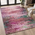 thumbnail image 1 of Addison Rugs Mayfield Premium Machine Washable Transitional Abstract Pink Rectangle Rug, 8' x 10', 1 of 6