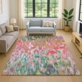 thumbnail image 1 of Addison Rugs Mayfield Premium Machine Washable Transitional Abstract Pink Rectangle Rug, 8' x 10', 1 of 6