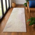 thumbnail image 1 of Addison Rugs Mayfield Premium Machine Washable Transitional Abstract Pink Runner Rug, 2'3" x 7'6", 1 of 6