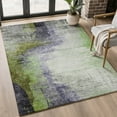 thumbnail image 1 of Addison Rugs Mayfield Premium Machine Washable Transitional Abstract Plum Rectangle Rug, 9' x 12', 1 of 6