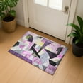 thumbnail image 1 of Addison Rugs Mayfield Premium Machine Washable Transitional Abstract Purple Rectangle Rug, 1'8" x 2'6", 1 of 6