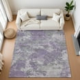 thumbnail image 1 of Addison Rugs Mayfield Premium Machine Washable Transitional Abstract Purple Rectangle Rug, 2'6" x 3'10", 1 of 7