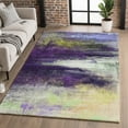 thumbnail image 1 of Addison Rugs Mayfield Premium Machine Washable Transitional Abstract Purple Rectangle Rug, 5' x 7'6", 1 of 6