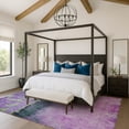 thumbnail image 1 of Addison Rugs Mayfield Premium Machine Washable Transitional Abstract Purple Rectangle Rug, 8' x 10', 1 of 7