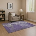 thumbnail image 1 of Addison Rugs Mayfield Premium Machine Washable Transitional Abstract Purple Rectangle Rug, 9' x 12', 1 of 7