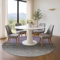 thumbnail image 1 of Addison Rugs Mayfield Premium Machine Washable Transitional Abstract Purple Round Rug, 8' x 8', 1 of 6