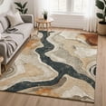 thumbnail image 1 of Addison Rugs Mayfield Premium Machine Washable Transitional Abstract Putty Rectangle Rug, 10' x 14', 1 of 6