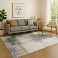 thumbnail image 1 of Addison Rugs Mayfield Premium Machine Washable Transitional Abstract Putty Rectangle Rug, 3' x 5', 1 of 6