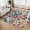 thumbnail image 1 of Addison Rugs Mayfield Premium Machine Washable Transitional Abstract Putty Rectangle Rug, 3' x 5', 1 of 6