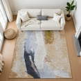 thumbnail image 1 of Addison Rugs Mayfield Premium Machine Washable Transitional Abstract Putty Rectangle Rug, 3' x 5', 1 of 7