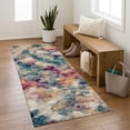 thumbnail image 1 of Addison Rugs Mayfield Premium Machine Washable Transitional Abstract Putty Runner Rug, 2'3" x 7'6", 1 of 6