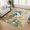 thumbnail image 1 of Addison Rugs Mayfield Premium Machine Washable Transitional Abstract Sage Rectangle Rug, 10' x 14', 1 of 6