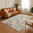 thumbnail image 1 of Addison Rugs Mayfield Premium Machine Washable Transitional Abstract Sage Rectangle Rug, 3' x 5', 1 of 6