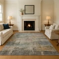 thumbnail image 1 of Addison Rugs Mayfield Premium Machine Washable Transitional Abstract Sage Rectangle Rug, 5' x 7'6", 1 of 7