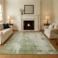 thumbnail image 1 of Addison Rugs Mayfield Premium Machine Washable Transitional Abstract Sage Rectangle Rug, 8' x 10', 1 of 7