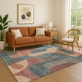 thumbnail image 1 of Addison Rugs Mayfield Premium Machine Washable Transitional Abstract Sage Rectangle Rug, 9' x 12', 1 of 7
