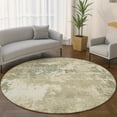 thumbnail image 1 of Addison Rugs Mayfield Premium Machine Washable Transitional Abstract Sage Round Rug, 8' x 8', 1 of 6