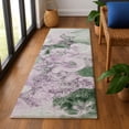 thumbnail image 1 of Addison Rugs Mayfield Premium Machine Washable Transitional Abstract Sage Runner Rug, 2'3" x 7'6", 1 of 6