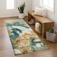 thumbnail image 1 of Addison Rugs Mayfield Premium Machine Washable Transitional Abstract Sage Runner Rug, 2'3" x 7'6", 1 of 6