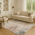 thumbnail image 1 of Addison Rugs Mayfield Premium Machine Washable Transitional Abstract Salmon Rectangle Rug, 5' x 7'6", 1 of 7