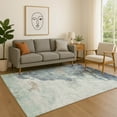 thumbnail image 1 of Addison Rugs Mayfield Premium Machine Washable Transitional Abstract Seafoam Rectangle Rug, 10' x 14', 1 of 6