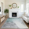 thumbnail image 1 of Addison Rugs Mayfield Premium Machine Washable Transitional Abstract Seafoam Rectangle Rug, 5' x 7'6", 1 of 7