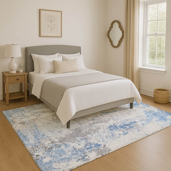 Addison Rugs Mayfield Premium Machine Washable Transitional Abstract Sky Rectangle Rug, 2'6" x 3'10"