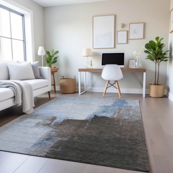 Addison Rugs Mayfield Premium Machine Washable Transitional Abstract Sky Rectangle Rug, 5' x 7'6"