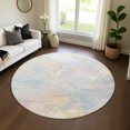 thumbnail image 1 of Addison Rugs Mayfield Premium Machine Washable Transitional Abstract Sky Round Rug, 8' x 8', 1 of 6