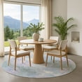 thumbnail image 1 of Addison Rugs Mayfield Premium Machine Washable Transitional Abstract Sky Round Rug, 8' x 8', 1 of 6