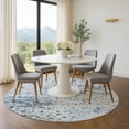 thumbnail image 1 of Addison Rugs Mayfield Premium Machine Washable Transitional Abstract Sky Round Rug, 8' x 8', 1 of 6