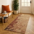 thumbnail image 1 of Addison Rugs Mayfield Premium Machine Washable Transitional Abstract Tan Runner Rug, 2'3" x 7'6", 1 of 6