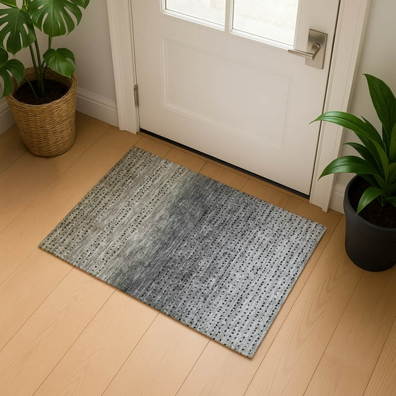 Addison Rugs Mayfield Premium Machine Washable Transitional Abstract Taupe Rectangle Rug, 1'8" x 2'6"