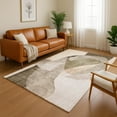thumbnail image 1 of Addison Rugs Mayfield Premium Machine Washable Transitional Abstract Taupe Rectangle Rug, 10' x 14', 1 of 6
