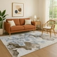 thumbnail image 1 of Addison Rugs Mayfield Premium Machine Washable Transitional Abstract Taupe Rectangle Rug, 10' x 14', 1 of 7