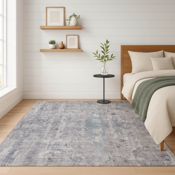 Addison Rugs Mayfield Premium Machine Washable Transitional Abstract Taupe Rectangle Rug, 3' x 5'