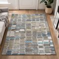 thumbnail image 1 of Addison Rugs Mayfield Premium Machine Washable Transitional Abstract Taupe Rectangle Rug, 3' x 5', 1 of 6