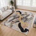 thumbnail image 1 of Addison Rugs Mayfield Premium Machine Washable Transitional Abstract Taupe Rectangle Rug, 9' x 12', 1 of 6