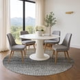 thumbnail image 1 of Addison Rugs Mayfield Premium Machine Washable Transitional Abstract Taupe Round Rug, 8' x 8', 1 of 6