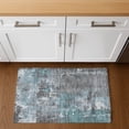 thumbnail image 1 of Addison Rugs Mayfield Premium Machine Washable Transitional Abstract Teal Rectangle Rug, 1'8" x 2'6", 1 of 6