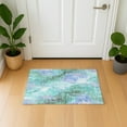 thumbnail image 1 of Addison Rugs Mayfield Premium Machine Washable Transitional Abstract Teal Rectangle Rug, 1'8" x 2'6", 1 of 6