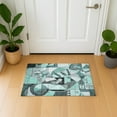 thumbnail image 1 of Addison Rugs Mayfield Premium Machine Washable Transitional Abstract Teal Rectangle Rug, 1'8" x 2'6", 1 of 6