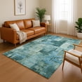 thumbnail image 1 of Addison Rugs Mayfield Premium Machine Washable Transitional Abstract Teal Rectangle Rug, 10' x 14', 1 of 6