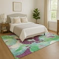 thumbnail image 1 of Addison Rugs Mayfield Premium Machine Washable Transitional Abstract Teal Rectangle Rug, 2'6" x 3'10", 1 of 7