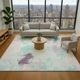 thumbnail image 1 of Addison Rugs Mayfield Premium Machine Washable Transitional Abstract Teal Rectangle Rug, 8' x 10', 1 of 7