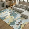 thumbnail image 1 of Addison Rugs Mayfield Premium Machine Washable Transitional Abstract Teal Rectangle Rug, 8' x 10', 1 of 8