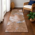 thumbnail image 1 of Addison Rugs Mayfield Premium Machine Washable Transitional Abstract Terracotta Runner Rug, 2'3" x 7'6", 1 of 6