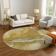 thumbnail image 1 of Addison Rugs Mayfield Premium Machine Washable Transitional Abstract Wheat Round Rug, 8' x 8', 1 of 6